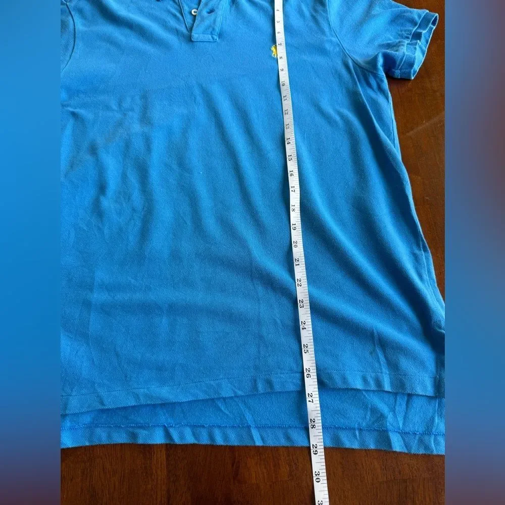 Polo Ralph Lauren Men’s Classic Fit Polo Shirt Turquoise Ocean Blue size Large